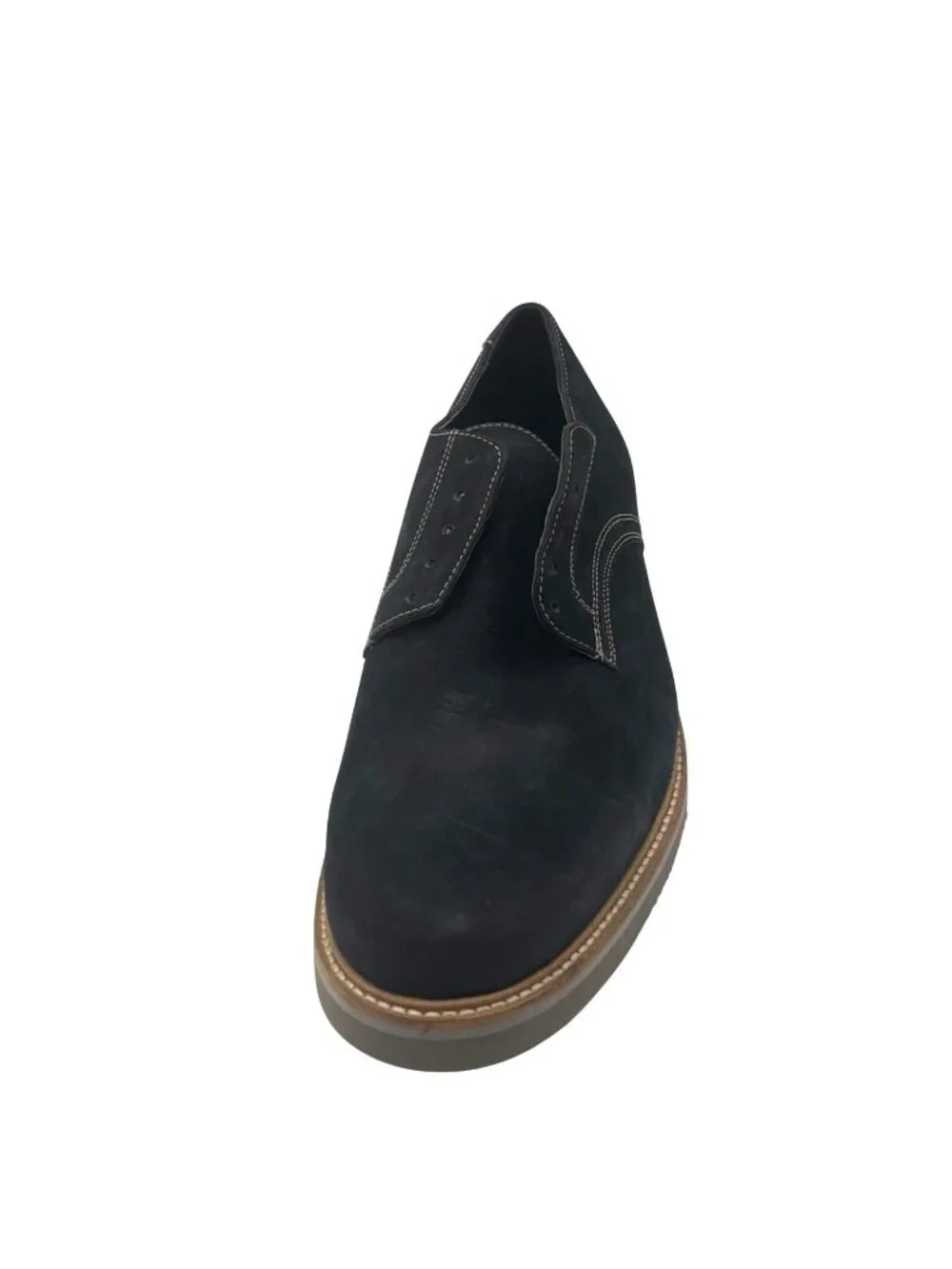 14th & Union Men’s Suede Casual Oxfords, Navy, Size 11